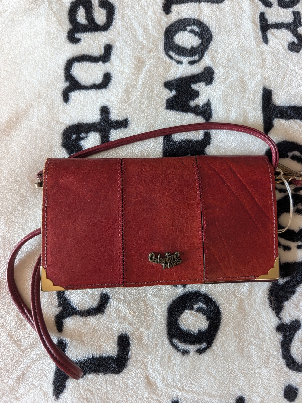 Valentino Red Leather Crossbody Bag